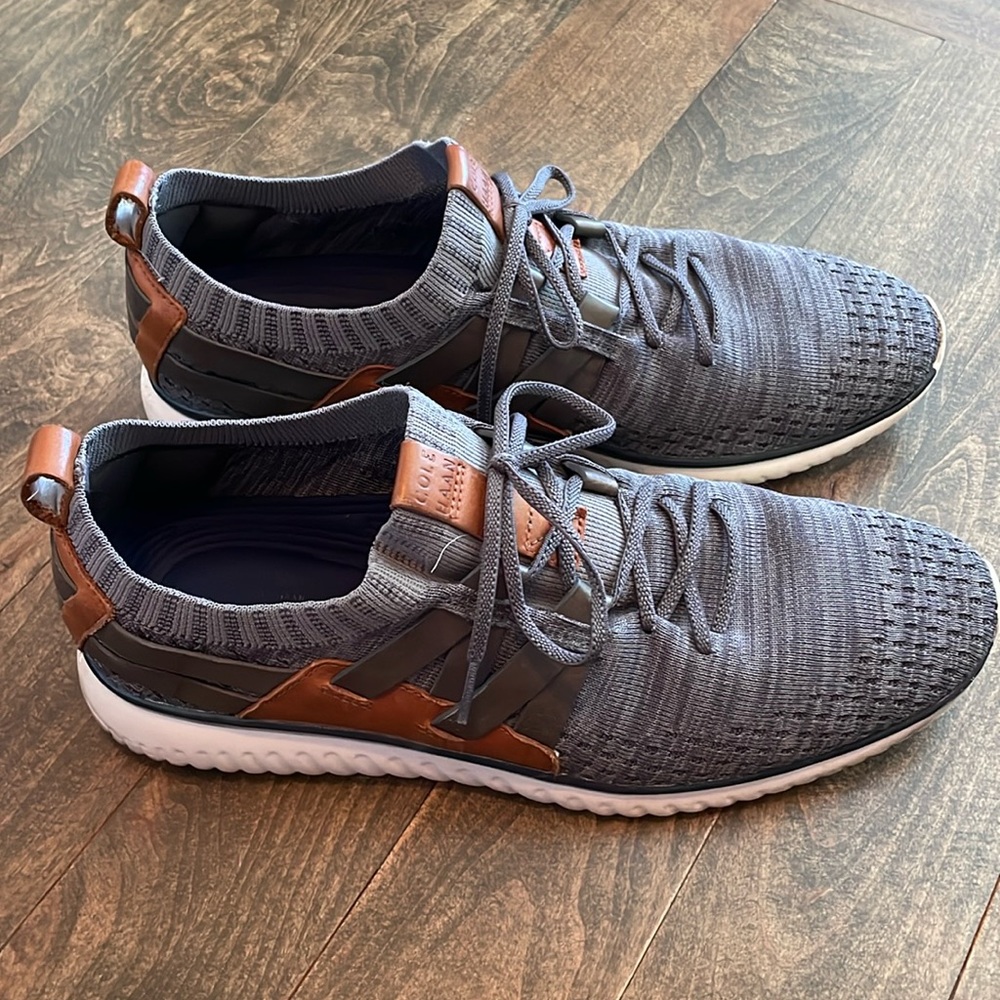 Cole Haan Grand Motion Woven Stitchlite Gray Sneaker C27734 Men's Size 10